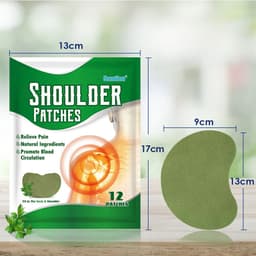 image-Sumifun Mugwort Shoulder Joint Care Patches 12ct K10401