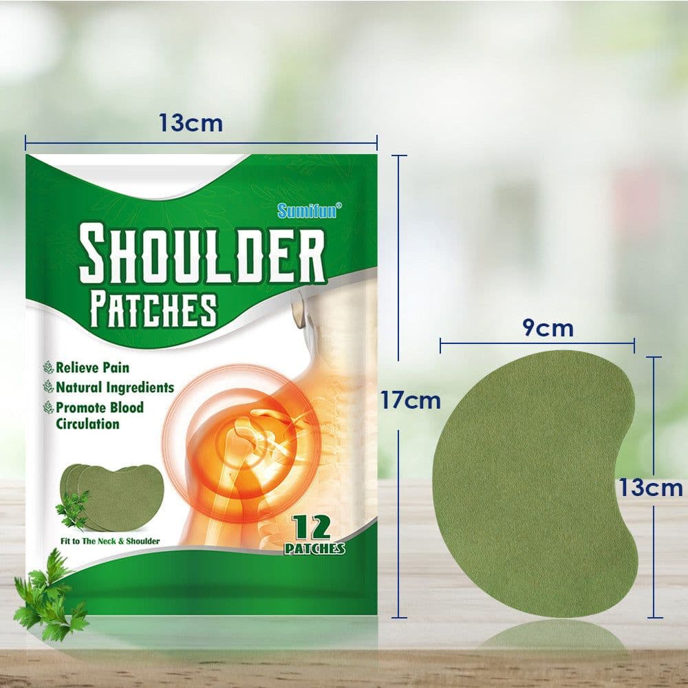 image-Sumifun Mugwort Shoulder Joint Care Patches 12ct K10401