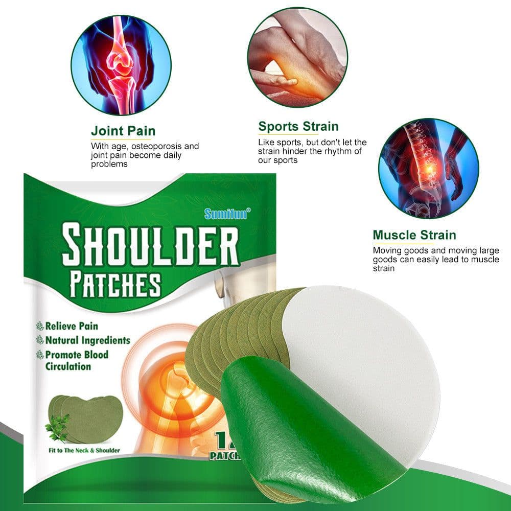 image-Sumifun Mugwort Shoulder Joint Care Patches 12ct K10401
