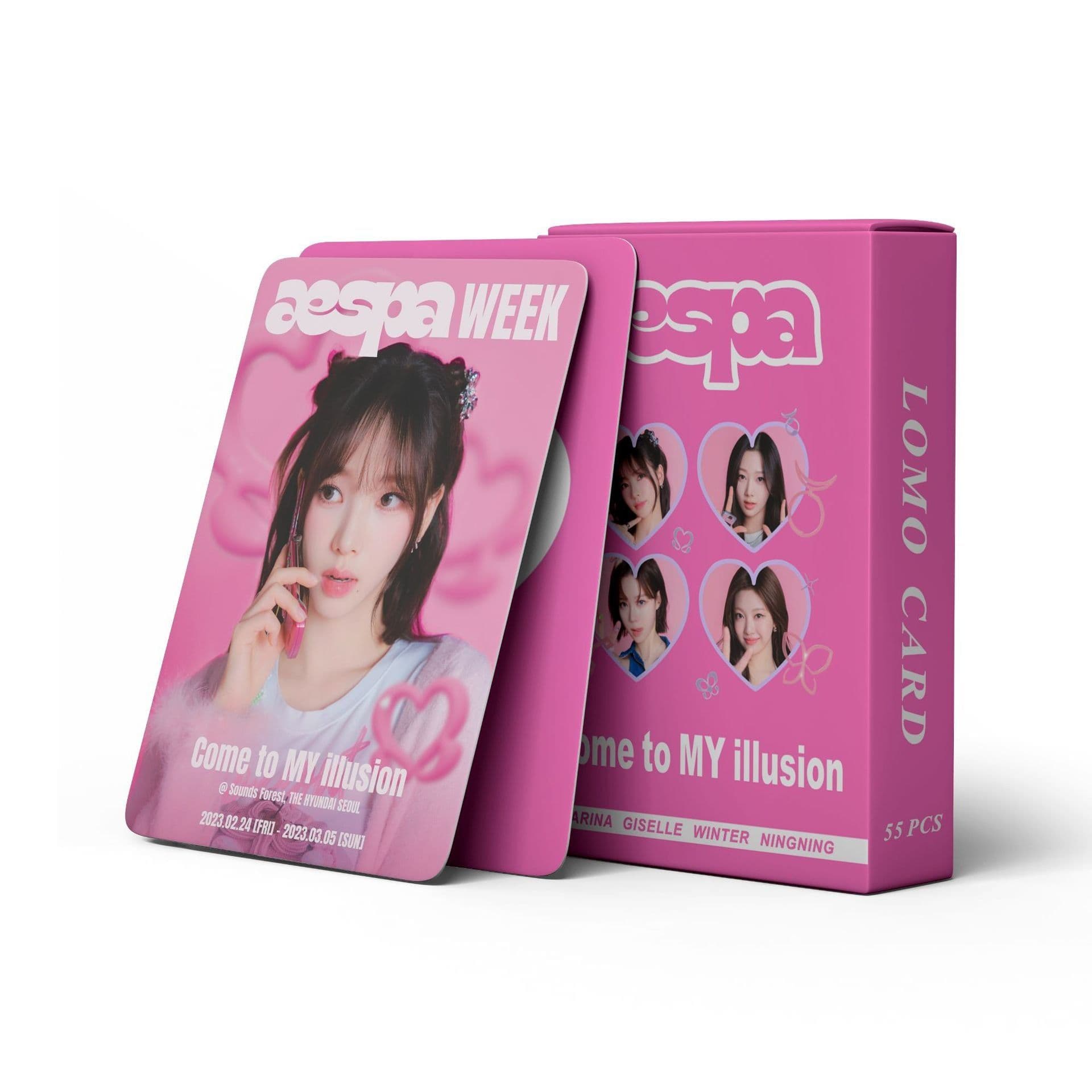 image-aespa Concert Photocard Set - 55 Pieces Lomo Cards & Postcards
