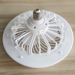 image-LED Wall-Mounted Fan Light with Screw Base Energy-Saving Lamp