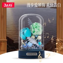 image-Jiaqi 2672-78 Building Block Flower Music Box
