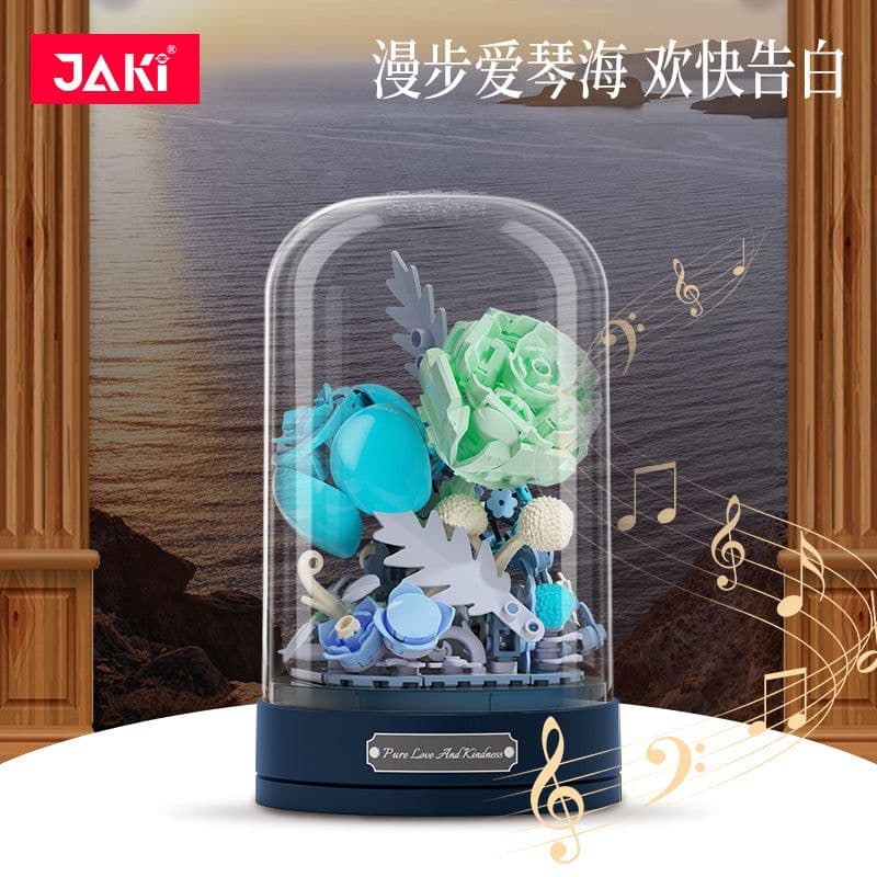 image-Jiaqi 2672-78 Building Block Flower Music Box