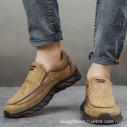 image-Men's Casual Loafers Lightweight EVA Walking Shoes