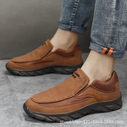 image-Men's Casual Loafers Lightweight EVA Walking Shoes