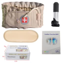 image-Inflatable Lumbar Support Belt for Lower Back Pain and Posture