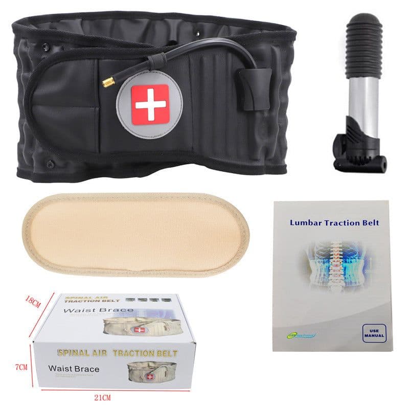 image-Inflatable Lumbar Support Belt for Lower Back Pain and Posture