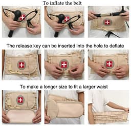 image-Inflatable Lumbar Support Belt for Lower Back Pain and Posture