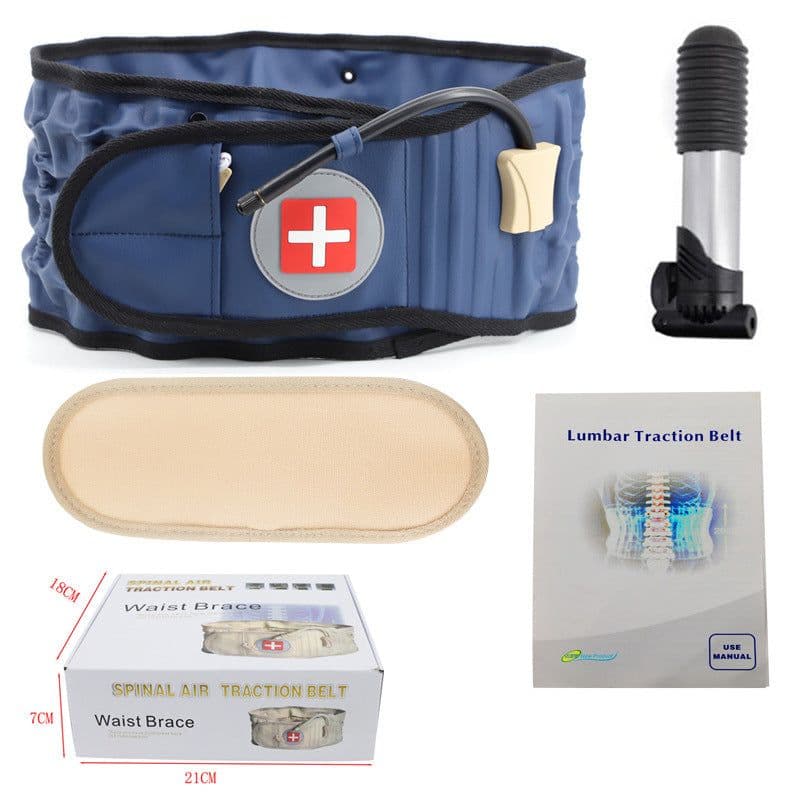 image-Inflatable Lumbar Support Belt for Lower Back Pain and Posture