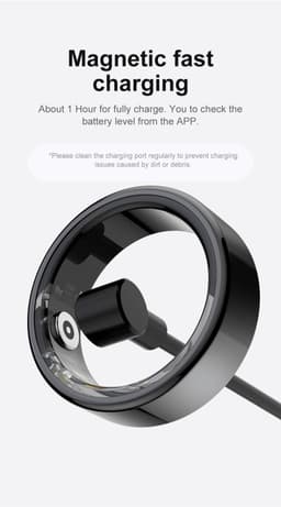 image-R02 Smart Ring - Heart Rate Blood Oxygen Sleep Monitor Waterproof