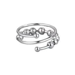 image-Titanium Steel Rotating Bead Ring Stress Relief Open Band