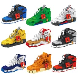image-Doctor Star Building Blocks Sneaker Model 770-781 AJ Puzzle Set
