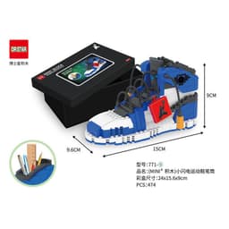image-Doctor Star Building Blocks Sneaker Model 770-781 AJ Puzzle Set