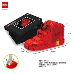 image-Doctor Star Building Blocks Sneaker Model 770-781 AJ Puzzle Set