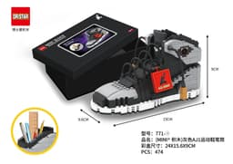 image-Doctor Star Building Blocks Sneaker Model 770-781 AJ Puzzle Set