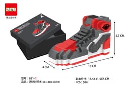 image-Doctor Star Building Blocks Sneaker Model 770-781 AJ Puzzle Set