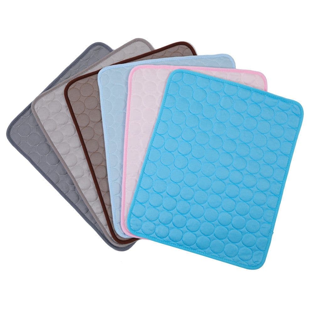 image-AOAPET Pet Cooling Mat Ice Silk Dog Cat Summer Bed 40x30cm