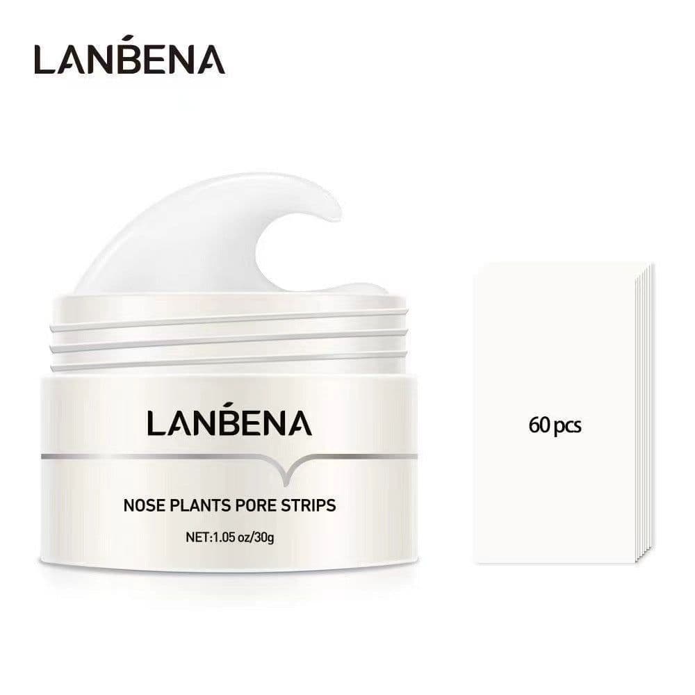 image-LANBENA Blackhead Removal Nose Mask 30g with 60 Absorbing Papers