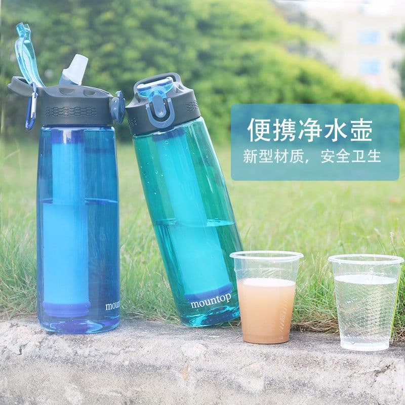 image-Outdoor Filter Water Bottle with Purification System