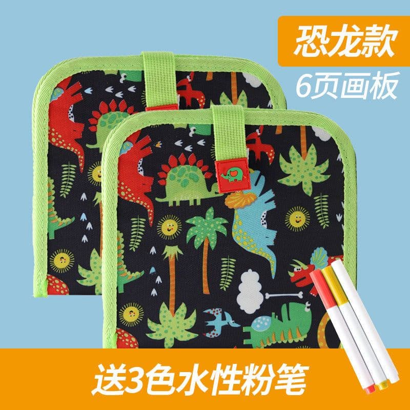 image-Duoduozi Children's Reusable Drawing Board Coloring Book 20.5cm
