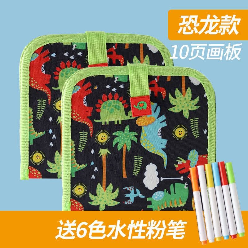 image-Duoduozi Children's Reusable Drawing Board Coloring Book 20.5cm