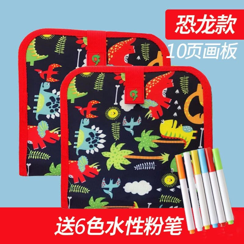 image-Duoduozi Children's Reusable Drawing Board Coloring Book 20.5cm