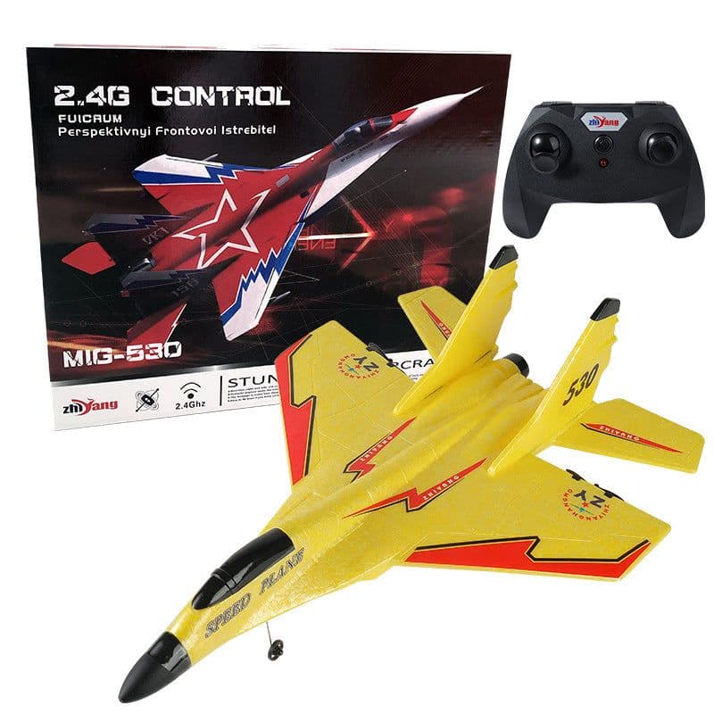 image-Zhiyang EPP Foam RC Glider Fighter Jet 2CH Remote Control Airplane