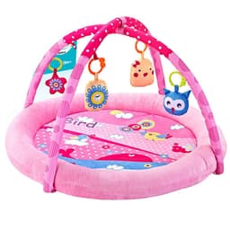 image-Baby Gym Play Mat with Ball Pool and Turtle Design