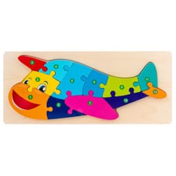 image-Wooden 3D Puzzle Toy Educational Building Blocks for Children