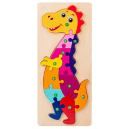 image-Wooden 3D Puzzle Toy Educational Building Blocks for Children
