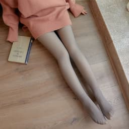 image-Mianya Fleece Lined Leggings Women Thermal Winter Footless Pants