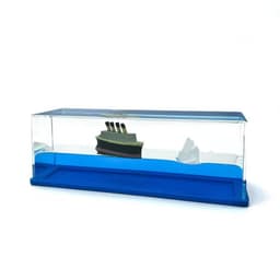 image-Acrylic Floating Ship Desktop Decoration Yacht Model