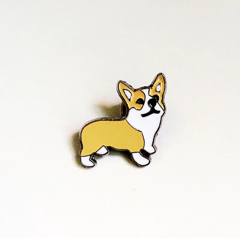 image-Pet Dog Hat Badge Alloy Brooch Animal Jewelry Pin