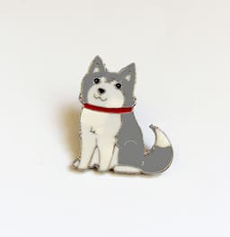 image-Pet Dog Hat Badge Alloy Brooch Animal Jewelry Pin