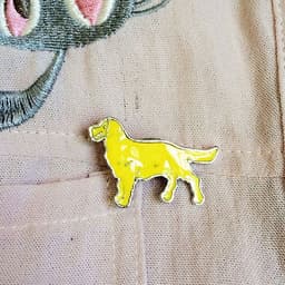 image-Pet Dog Hat Badge Alloy Brooch Animal Jewelry Pin