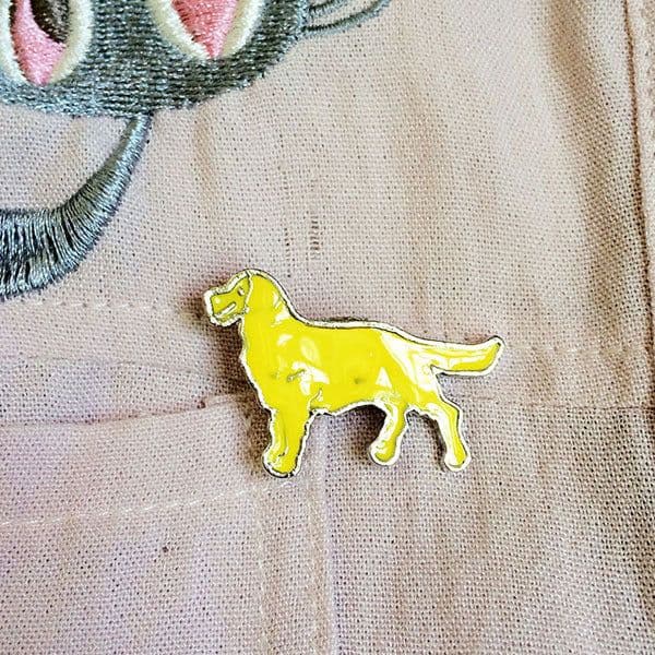image-Pet Dog Hat Badge Alloy Brooch Animal Jewelry Pin