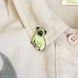 image-Pet Dog Hat Badge Alloy Brooch Animal Jewelry Pin