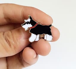 image-Pet Dog Hat Badge Alloy Brooch Animal Jewelry Pin