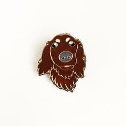 image-Pet Dog Hat Badge Alloy Brooch Animal Jewelry Pin
