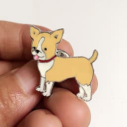 image-Pet Dog Hat Badge Alloy Brooch Animal Jewelry Pin