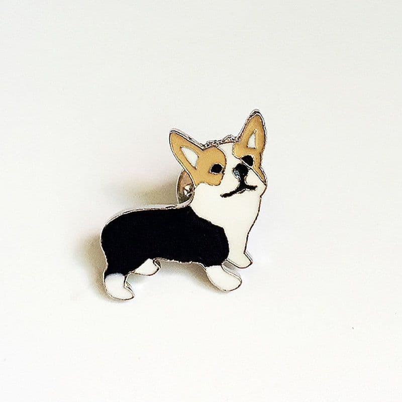 image-Pet Dog Hat Badge Alloy Brooch Animal Jewelry Pin