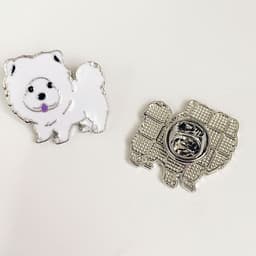 image-Pet Dog Hat Badge Alloy Brooch Animal Jewelry Pin