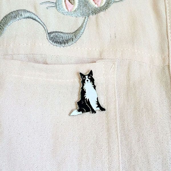 image-Pet Dog Hat Badge Alloy Brooch Animal Jewelry Pin