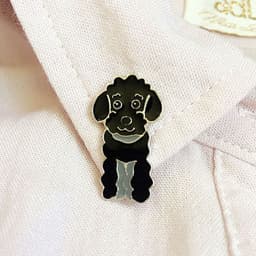image-Pet Dog Hat Badge Alloy Brooch Animal Jewelry Pin