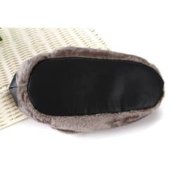 image-Big Head Dog Plush Slippers - Warm Animal Cartoon Home Shoes