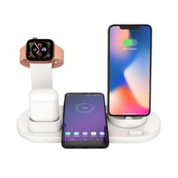 image-Wireless Charging Stand 6-in-1 with Bluetooth Headset Charger