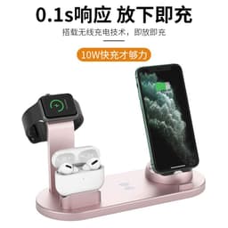 image-Wireless Charging Stand 6-in-1 with Bluetooth Headset Charger