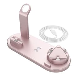 image-Wireless Charging Stand 6-in-1 with Bluetooth Headset Charger