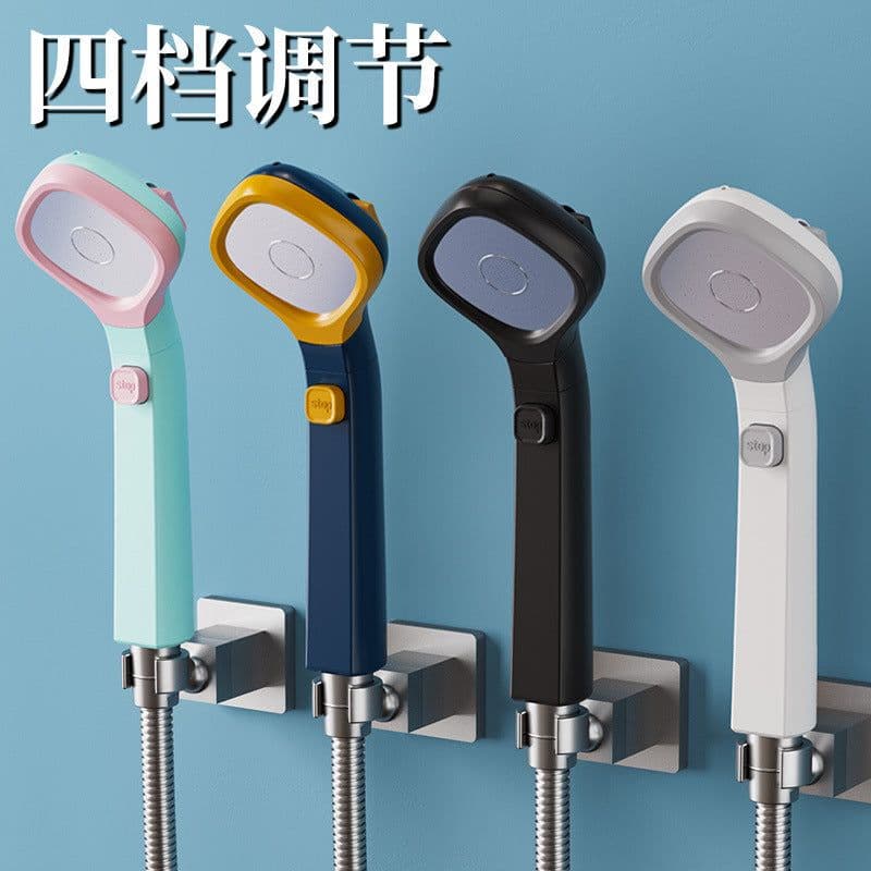 image-Cross-Border 4-Speed High-Pressure Handheld Shower Head Set