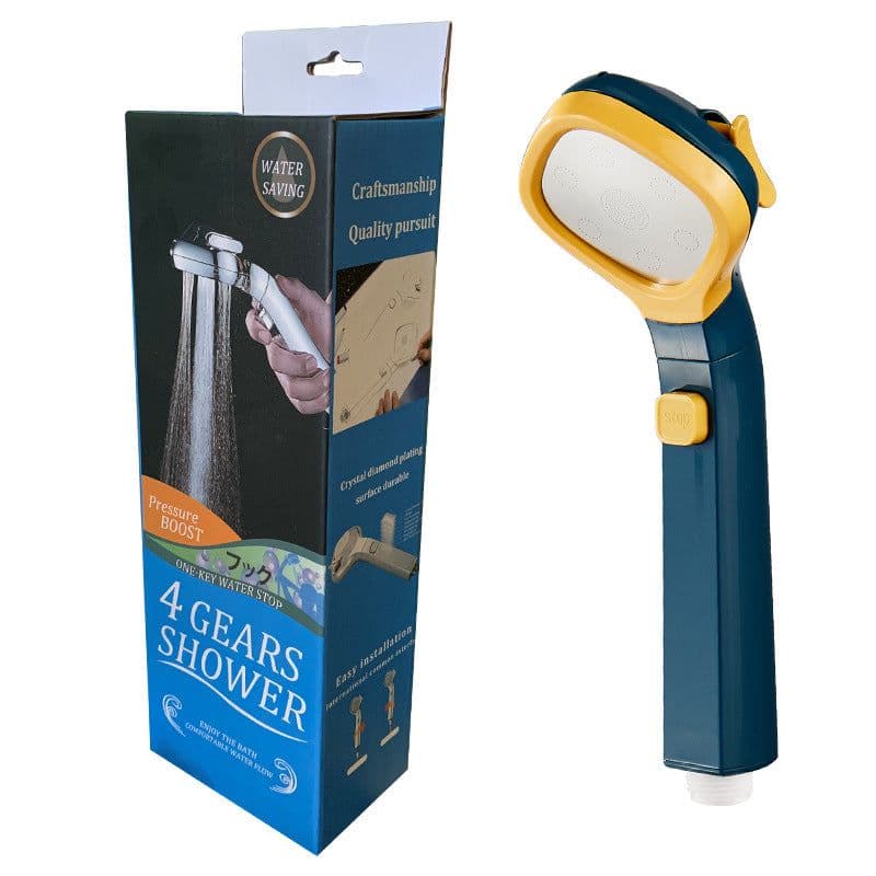 image-Cross-Border 4-Speed High-Pressure Handheld Shower Head Set